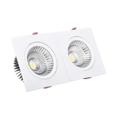 Produit de Spot Downlight LED 30W Rectangulaire Madison Coupe 260x120 mm