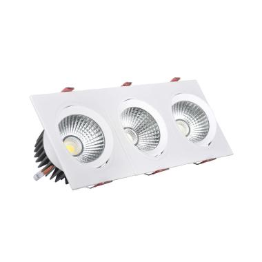 Product van Downlight LED 45W Rechthoekig Triple New Madison Zaag maat 400x120 mm