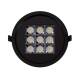 Product van Downlight Rond LED (UGR17) 30W Zwart Zaag Maat Ø 205 mm