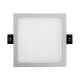 Product van LED Paneel Vierkant High Lumen 8W LIFUD Zilver Zaag maat Ø 75 mm