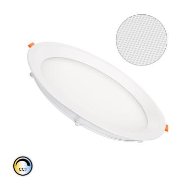 Produkt od Kruhový Vestavný LED Panel 20W CCT Slim Mikroprismatický (UGR17) LIFUD Výřez Ø 205 mm