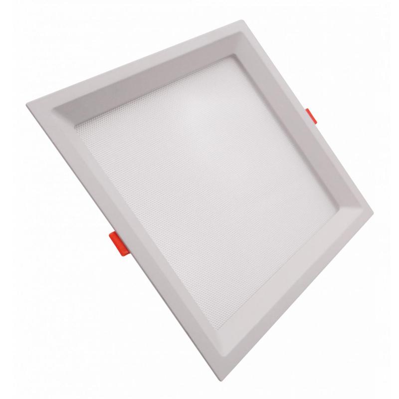 Product van LED Downlight  Vierkant 16W CCT selecteerbare Slim LIFUD Microprismatisch (UGR17) zaagmaat 150x150 mm  