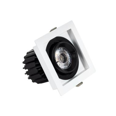 Prodotto da Faretto Downlight LED 7W COB Orientabile 360º Quadrato Foro 82x82mm CRI90 Expert Color No Flicker 