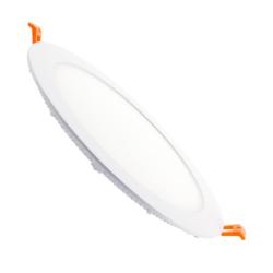 Product Dalle LED 18W Ronde Extra-Plate Coupe Ø 205 mm