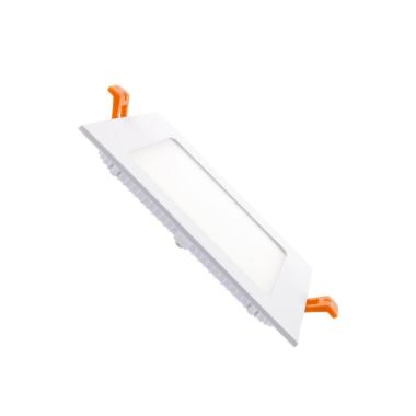 Dalle LED 12W Carrée Extra-Plate Coupe 152x152 mm