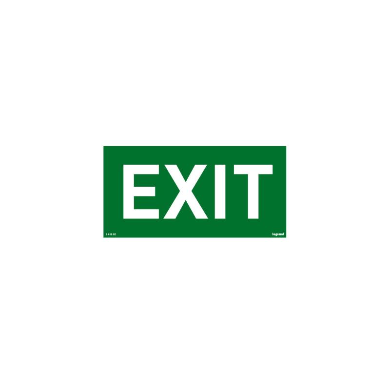 Prodotto da Etichetta di Segnalazione Exit  LEGRAND 661670