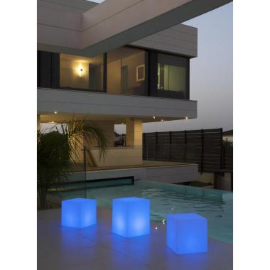 Produit de Cube LED RGBW Cuby 53 Solar + Baterry Smarttech