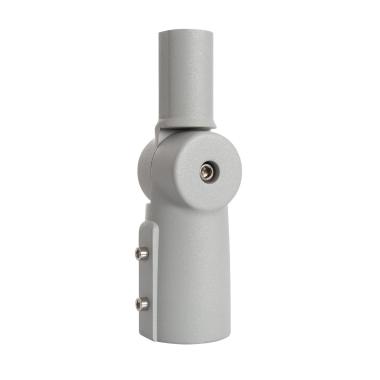 Produit de Bras sur Colonne Orientable 90º Ø44mm pour Luminaires Éclairage Public Gris