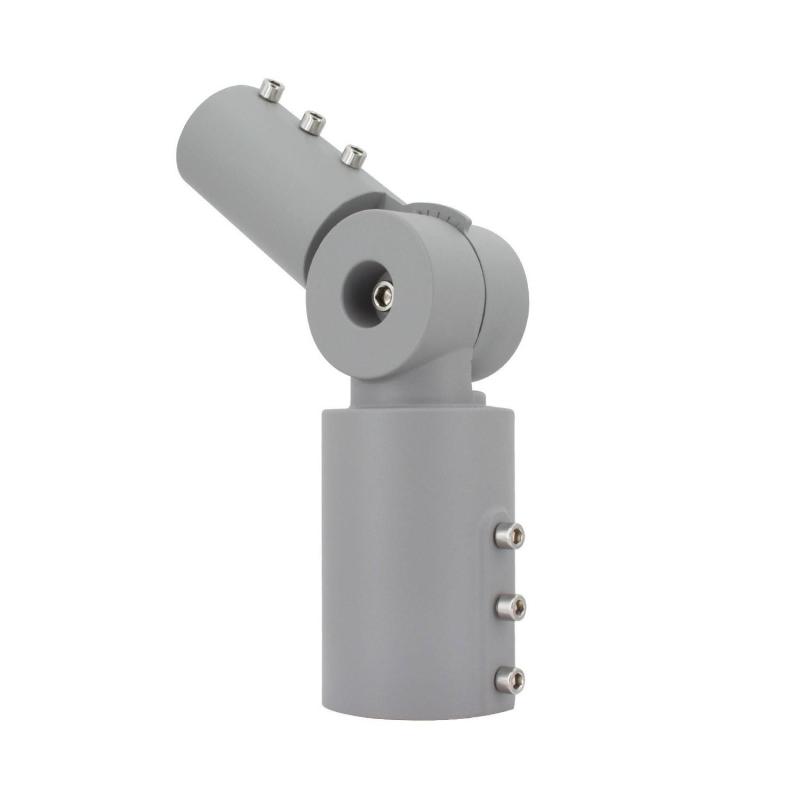 Produit de Bras sur Colonne Orientable 90º Ø60mm pour les Luminaires Éclairage Public Gris