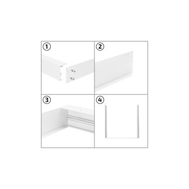 Produkt von Befestigungsset/ Aufbau für LED-Panel 120x60 cm 