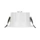 Product van Downlight Rond Wit LED 12W (UGR15) LuxPremium Zaagmaat Ø 95 mm LIFUD