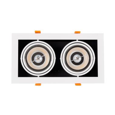 Produkt von LED-Downlight Strahler 30W Schwenkbar Kardan Eckig AR111 Ausschnitt 325x165 mm