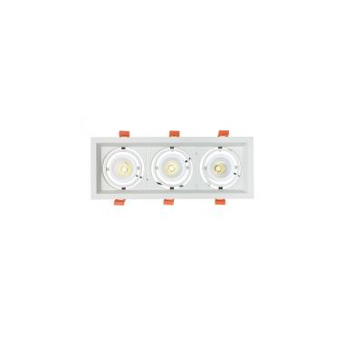 Product of 3x10W Adjustable Madison CREE-COB LED Spotlight in White - LIFUD (UGR 19) 295x110mm Cut Out