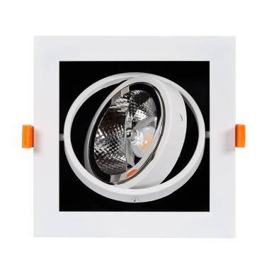 Produkt von LED-Downlight Strahler 15W Schwenkbar Kardan Eckig AR111 Ausschnitt 165x165 mm