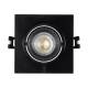 Product of Square Tilting Downlight Frame for a GU10/GU5.3 LED Bulb Cut Ø 80 mm