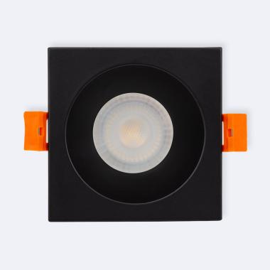 Produit de Collerette Downlight Carrée IP65 pour Ampoule LED GU10 Coupe Ø75 mm