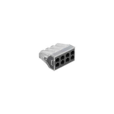 Product van Pack  van 10 st snelkoppelingen 8 Terminals 0.75-2.5 mm²