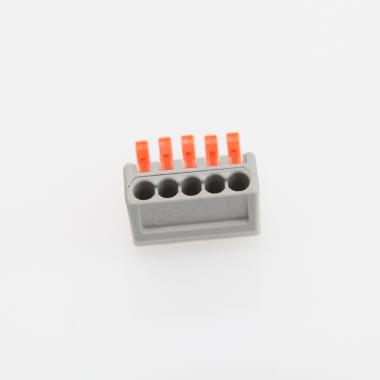 Produkt von 10 Pack Schnellverbinder PCT-215 mit 5 Eingängen für Elektrokabel mit 0,08–4 mm²