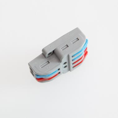 Product of Pack of 5u Quick Connectors with 2 Inputs and 4 Outputs SPL-42 for 0.08-4mm² Electrical Cable