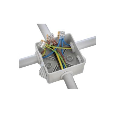 Produit de Pack 20 Connecteurs Rapides 2 Entrées pour Câble Électrique 0.08-4mm² 