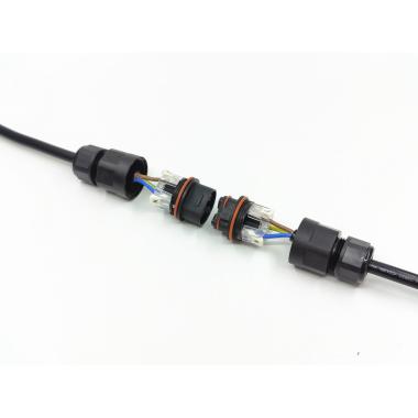 Produkt von Wasserdichter Kabelverbinder 3 Kontakte mit Schnellkupplung 0.5mm²-2.5mm² IP68