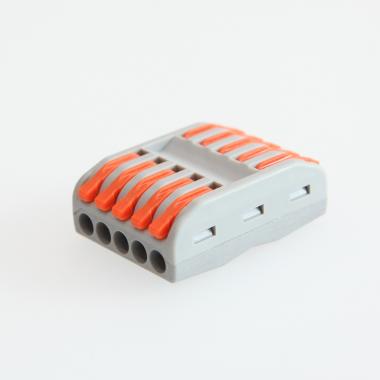 Product of Pack of 5u Quick Connectors with 5 Inputs and 5 Outputs SPL-5 for 0.08-4mm² Electrical Cable