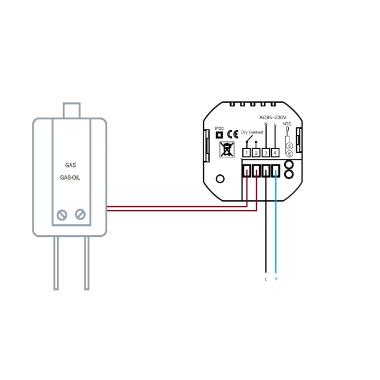 Product van Thermostaat WiFi Programmeerbare Metaal voor Verwarming