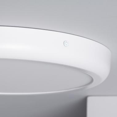 Produit de Plafonnier LED Rond Métal 24W Design White Ø300mm