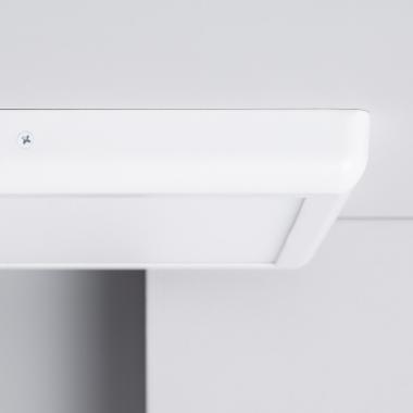 Prodotto da Plafoniera LED 24W Quadrata Metallo 300x300 mm Design Bianco