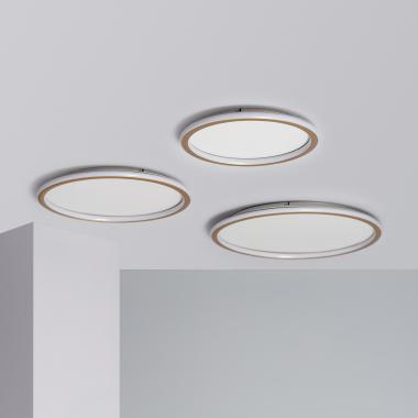 Prodotto da Plafoniera LED 36W Circolare Metallo Ø500 mm CCT Selezionabile Allharo