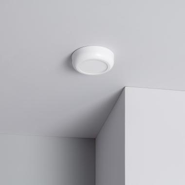 Prodotto da Plafoniera LED 6W Circolare Metallo Ø120 mm Design Bianco