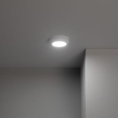 Produkt od Přisazené Stropní Kruhové 6W LED Svítidlo Ø125 mm Kovový s Bílým Designem_x000D_ 