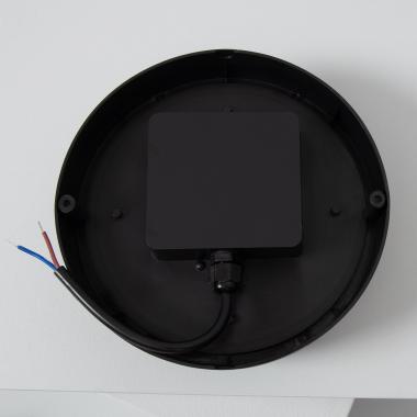 Product van Plafondlamp LED 25W Rond Outdoor Ø175 mm IP65 Hublot Black