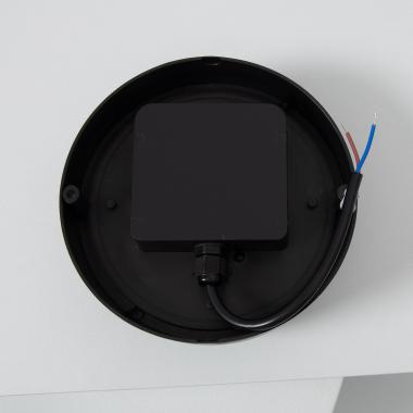 Product van Plafondlamp LED 15W Rond Outdoor Ø155 mm IP65 Hublot Black