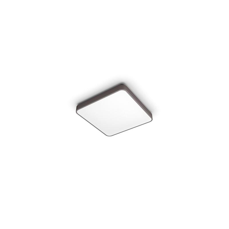 Product van Plafondlamp PHILIPS Bruin Vierkant LED 32W CCT met Afstandsbediening 