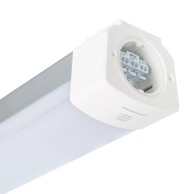 Prodotto da Plafoniera Stagna LED 120 cm 40W 150lm/W IP65 Alluminio Collegabile con Sensore Microonde MERRYTEK