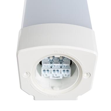 Prodotto da Plafoniera Stagna LED 120 cm 40W 150lm/W IP65 Alluminio Collegabile con Sensore Microonde MERRYTEK