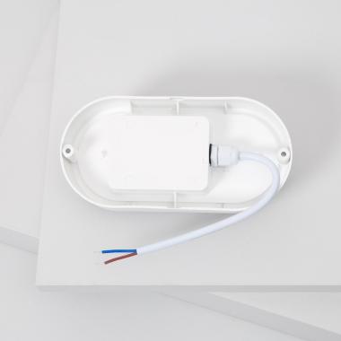 Product van Plafondlamp LED 15W Ovaal Outdoor  85x173 mm IP65 Hublot White