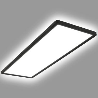 Product van LED Plafond 24W Rechthoekige CCT 580x200 mm Dubbelzijdig SwitchCCT Zwart 