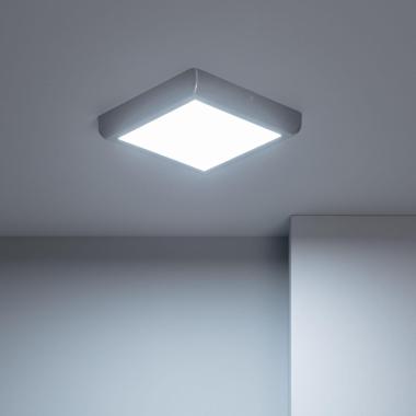 Product van Plafondlamp 18W LED Vierkant  Metaal Silver design   225x225 mm