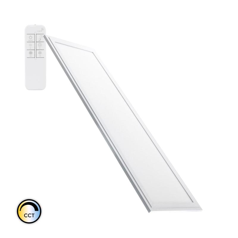 Produit de Panneau LED 120x30 cm Slim Dimmable 40W 3600lm CCT Sélectionnable avec Télécommande 