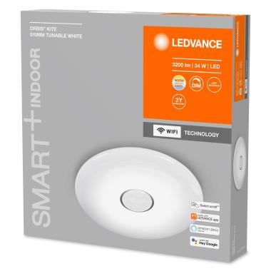 Product van LED Plafondlamp 34W CCT Circular Ø510 mm Smart+ WiFi ORBIS Kite LEDVANCE 4058075486348