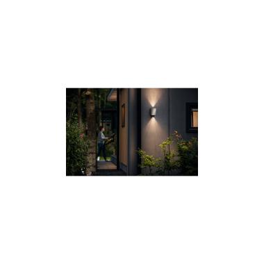 Produit de Applique Murale LED Extérieure PHILIPS Cistus 2x4.5W Double Éclairage Dimmable