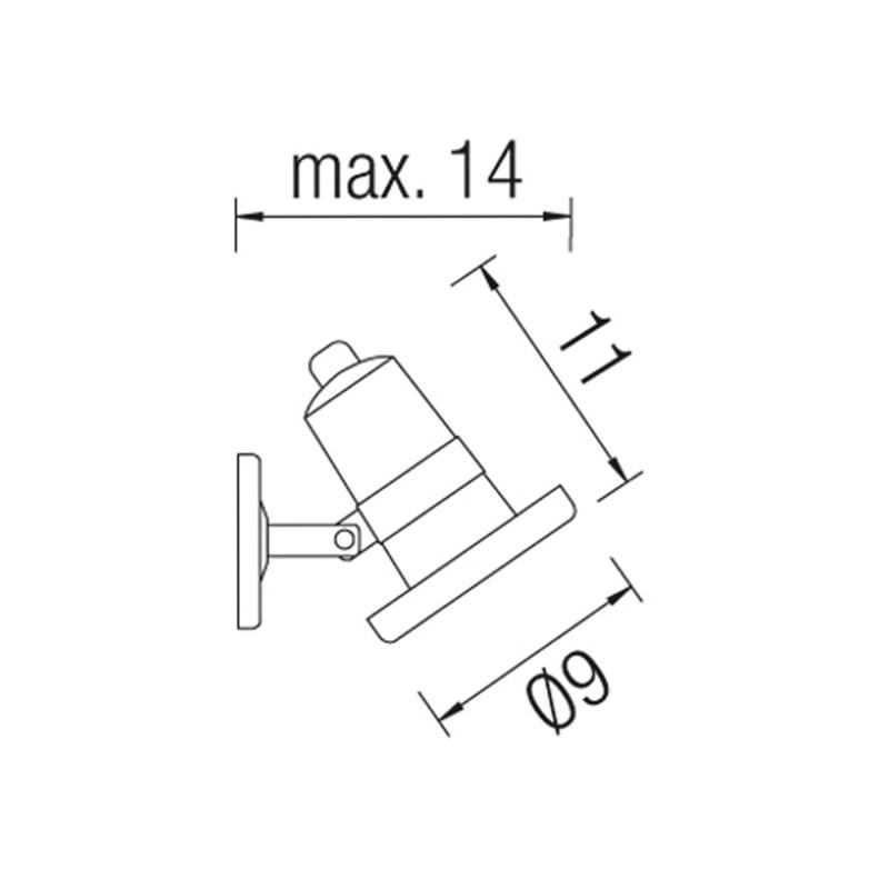 Prodotto da Applique LED Aqua Spotlight AISI 316 Sommergibile IP68 GU5.3 LEDS-C4 05-9245-CA-37