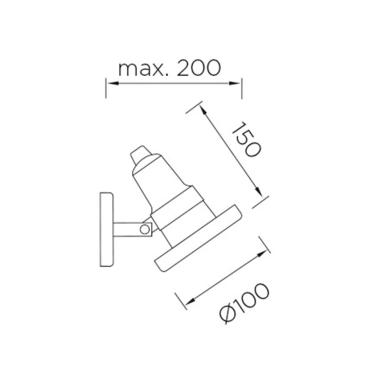 Produkt od Nástěnné LED Svítidlo Helio AISI 316 GU10 35W IP67 LEDS-C4 05-9310-CA-37