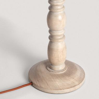 Produit de Pied de Lampe à Poser en bois Daksh ILUZZIA