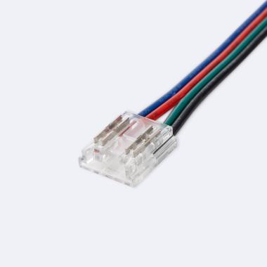 Produit de Connecteur HIPPO avec Câble pour Ruban LED RGBIC COB 24V DC IP20 Largeur 10mm
