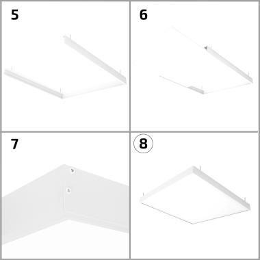 Produkt von LED-Panel 60x60 cm 40W 4000lm + Oberflächenbausatz