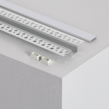 Produkt von Aluminiumprofil für Integrierung in Gips/Gipskarton für LED-Streifen bis 15mm