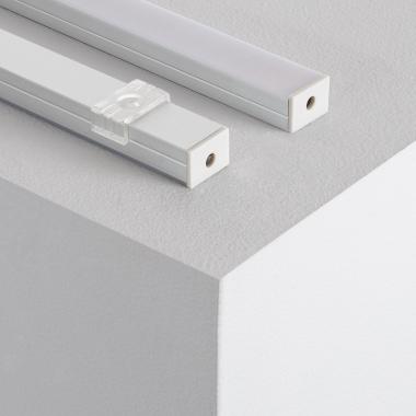 Product van Aluminium profiel met doorlopende afdekking voor LED strips tot 15mm